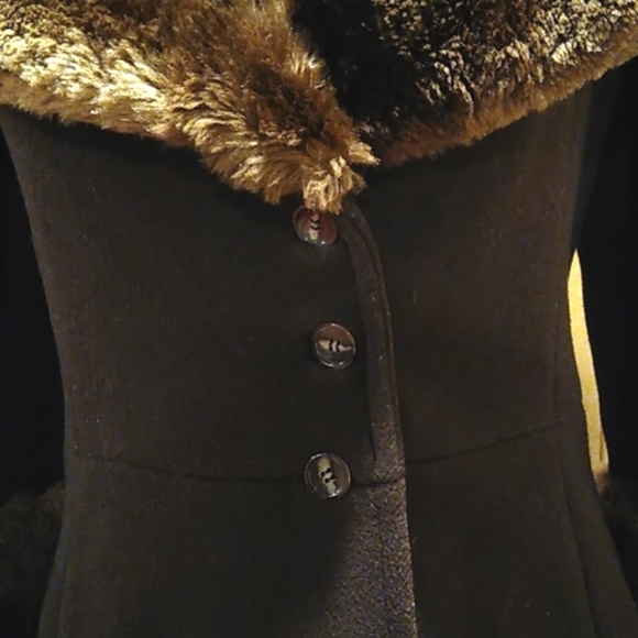 Emanuel Ungaro Paris Parallele full length wool and fur coat. M - Picture 13 of 13